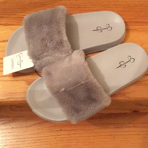 Jessica Simpson Shoes - Jessica Simpson gray slippers